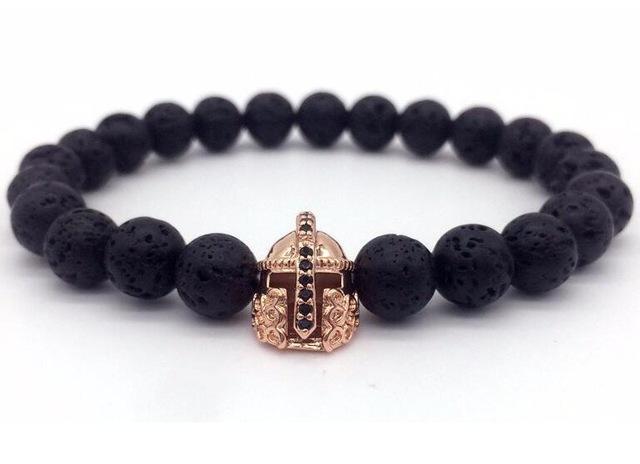 Men's Crown & Medieval Helmet Bracelet