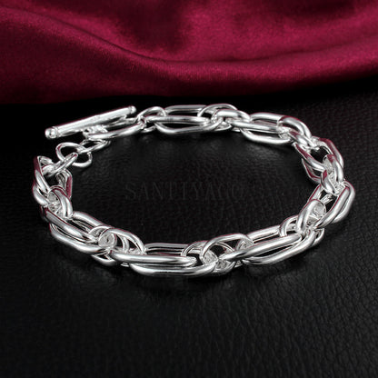 Silver Chain Plated Bracelet