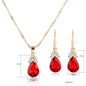 Diamond Crystal Necklace & Earrings Sets