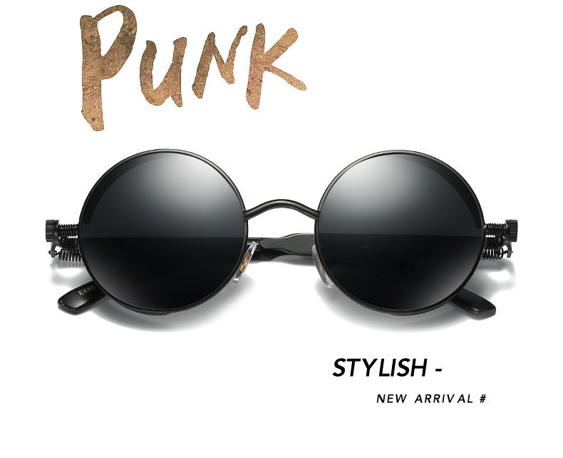 Round Frame Metal Sunglasses