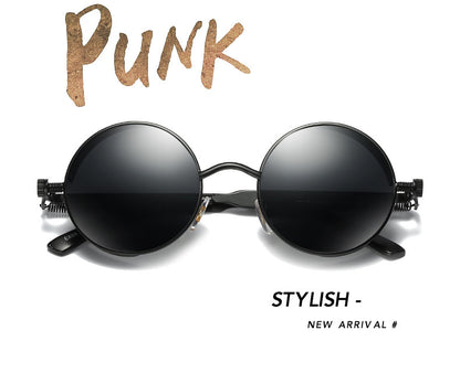 Round Frame Metal Sunglasses