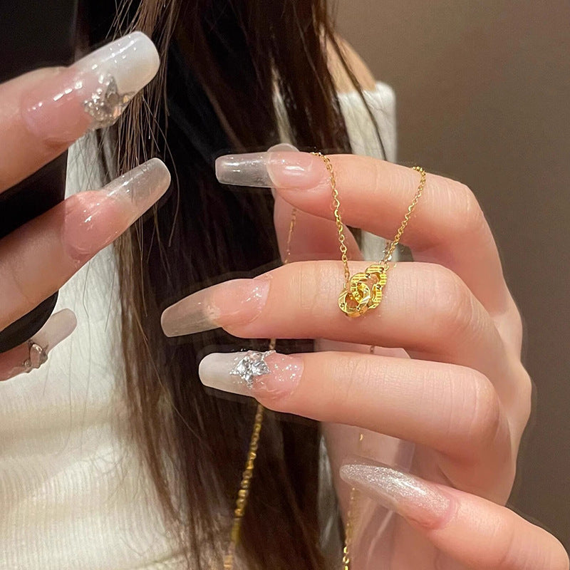 Women's Ice Gourd Pendant Necklace