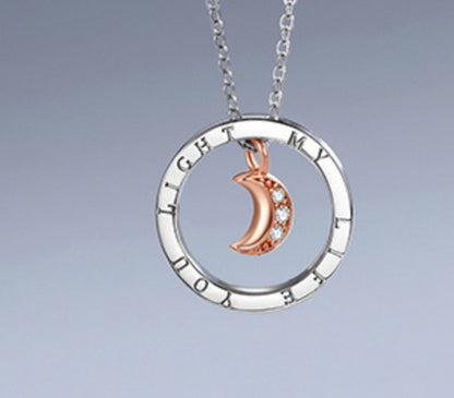 Sun & Moon Light Luxury Couple Necklace