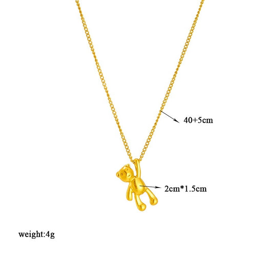 Cute Cartoon Bear Necklace