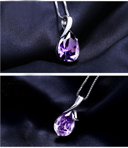 Purple Amethyst Necklace