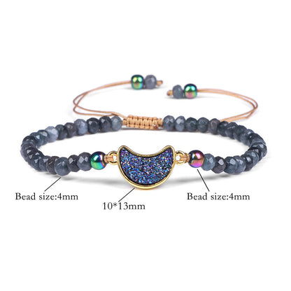 Natural Stone Woven Bracelet for Men & Women