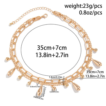 Glossy Comma Pendant Necklace & Bracelet