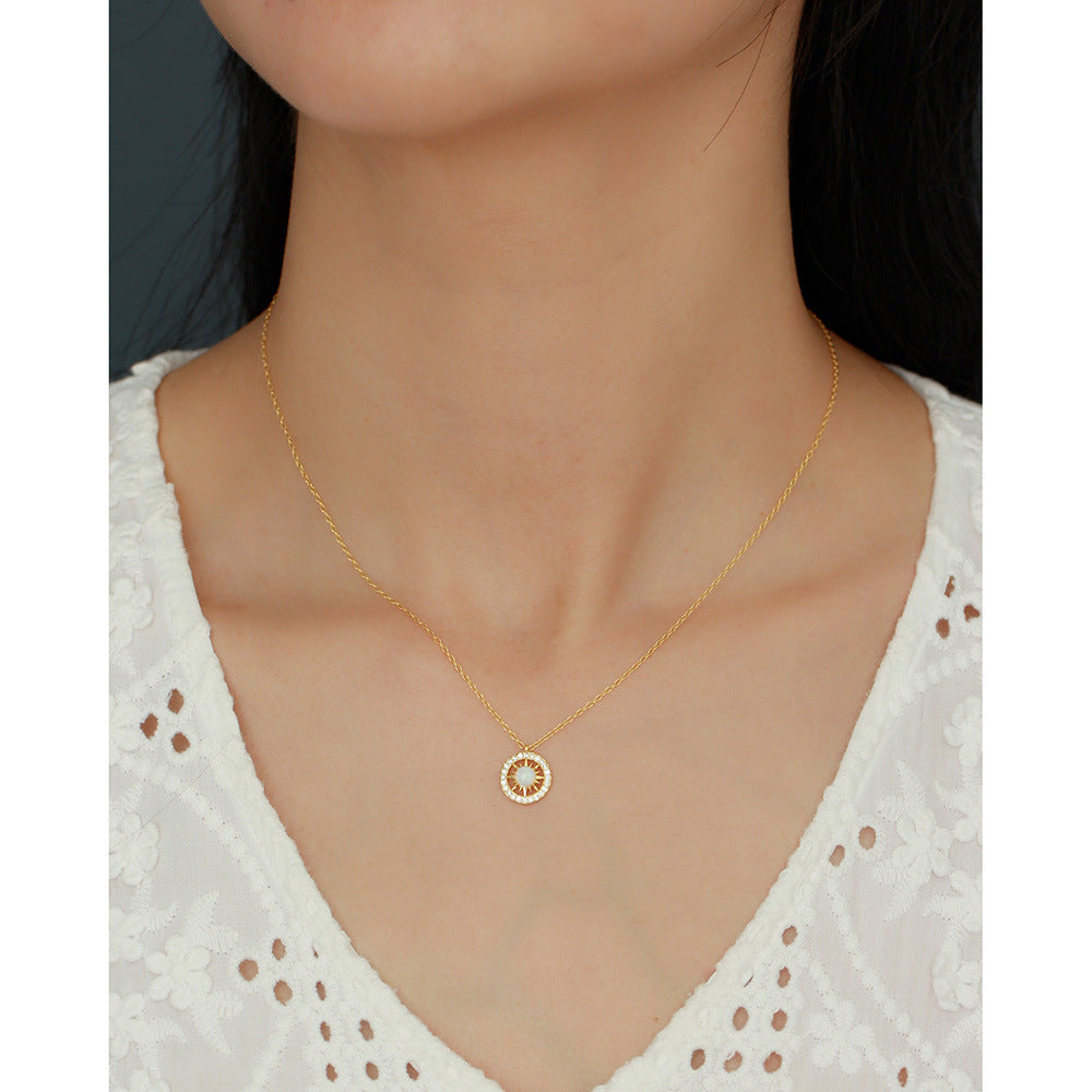 Moon and Sun Necklace