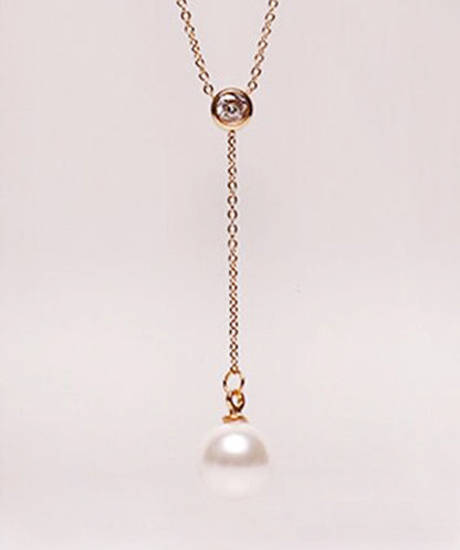 Diamond Pendant with Zircon Inlays Necklace