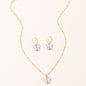 Butterfly Necklace And Earring Sets