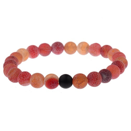 Colourful Agate Bead Bracelet