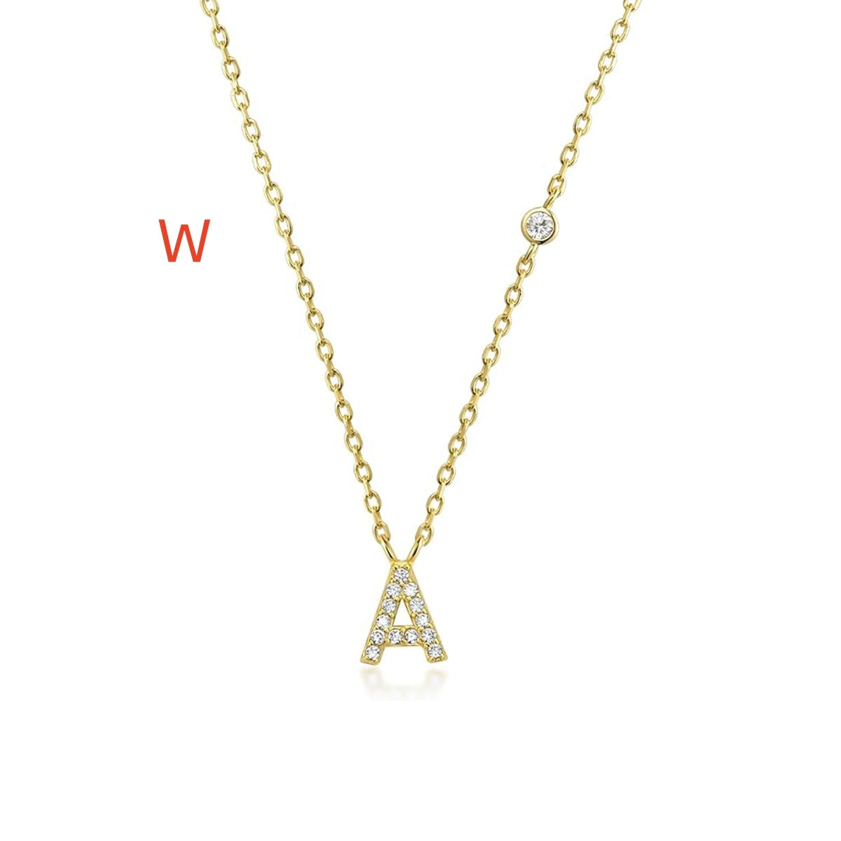 Luxury Gold A-Z 26 Letters Necklace