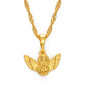 Gold Mini Angel Baby Pendant Necklace