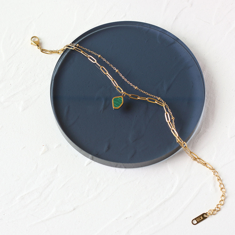 Women's Double-Layer Titanium Steel Bracelet