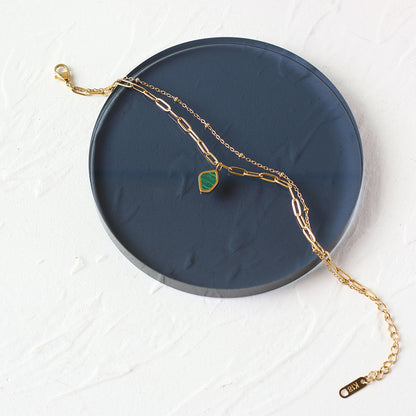 Women's Double-Layer Titanium Steel Bracelet