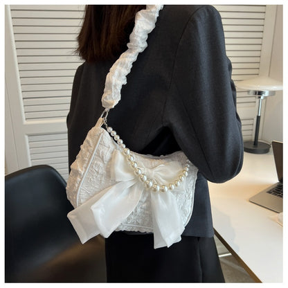 Pearl Bow Underarm Bag