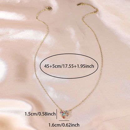 Personality Simple Style Heart Necklace