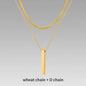 Men’s Layer Pillar Chain Necklace