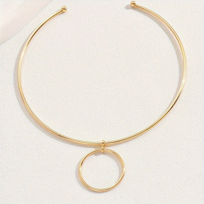 Women’s Collar Circle Choker Necklace