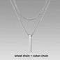 Men’s Layer Pillar Chain Necklace