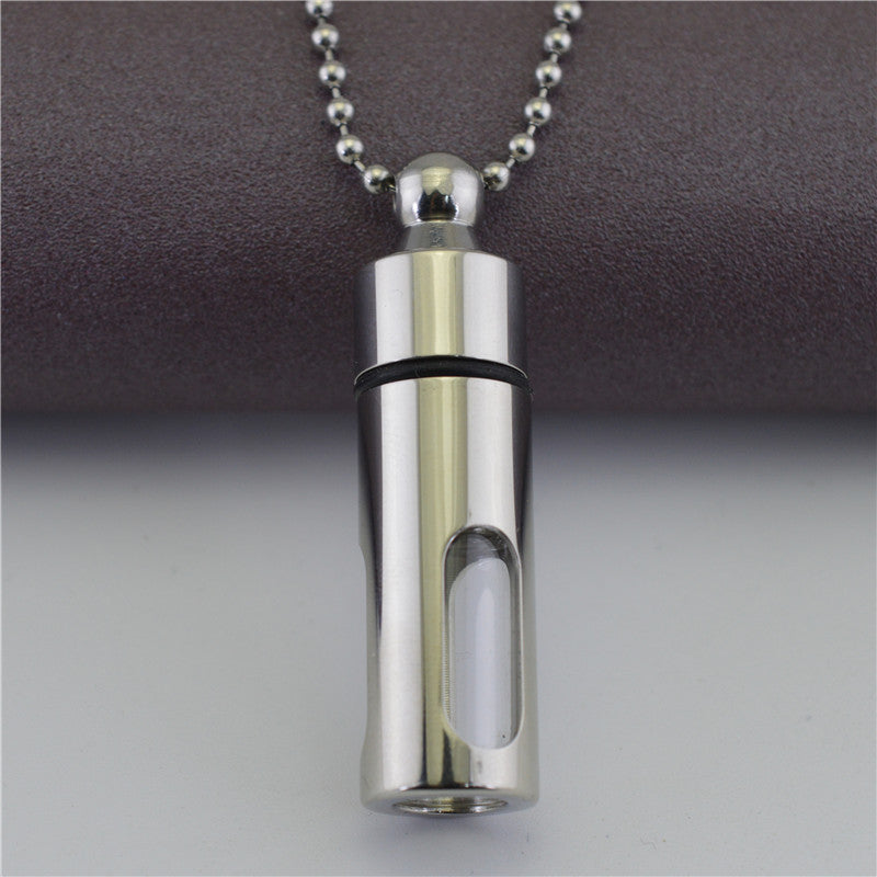 Perfume Bottle Pendant Necklace