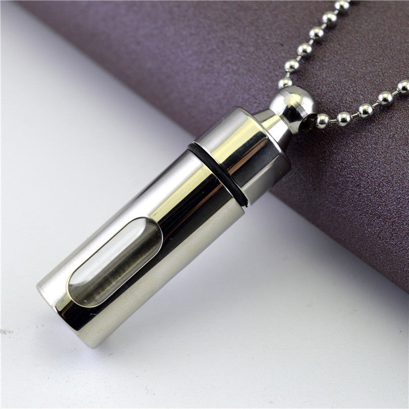 Perfume Bottle Pendant Necklace