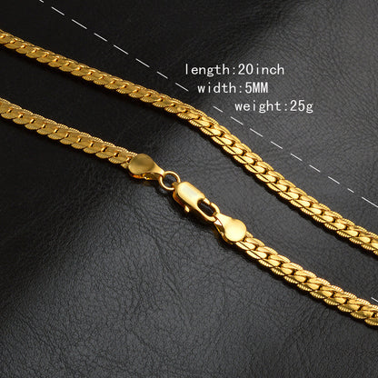 Gold Plated Necklace Chain