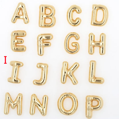 Glossy Letters Pendant Necklace