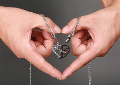 Heart Love Necklace Set for Couples