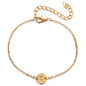 Adjustable Gold A-Z Letter Bracelet