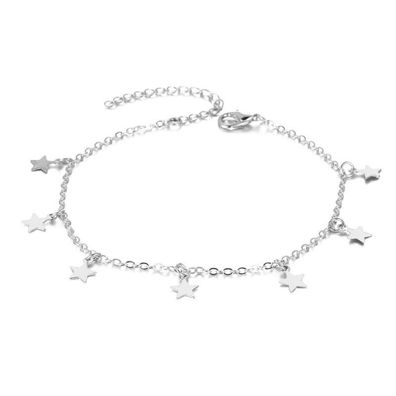 Double-Layered Heart Anklet