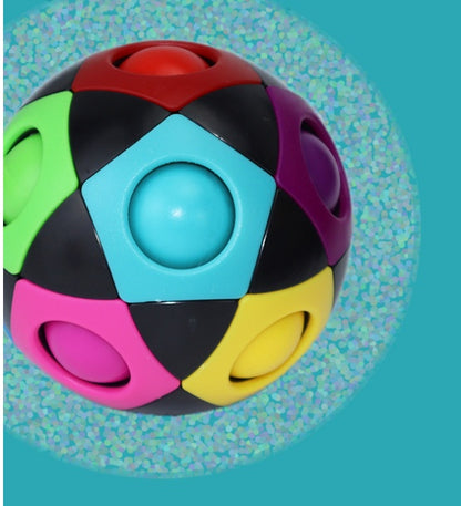 Decompression Soccer Rainbow Ball Magic Cube