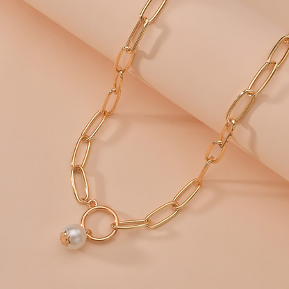 Round Shaped Pearl Necklace