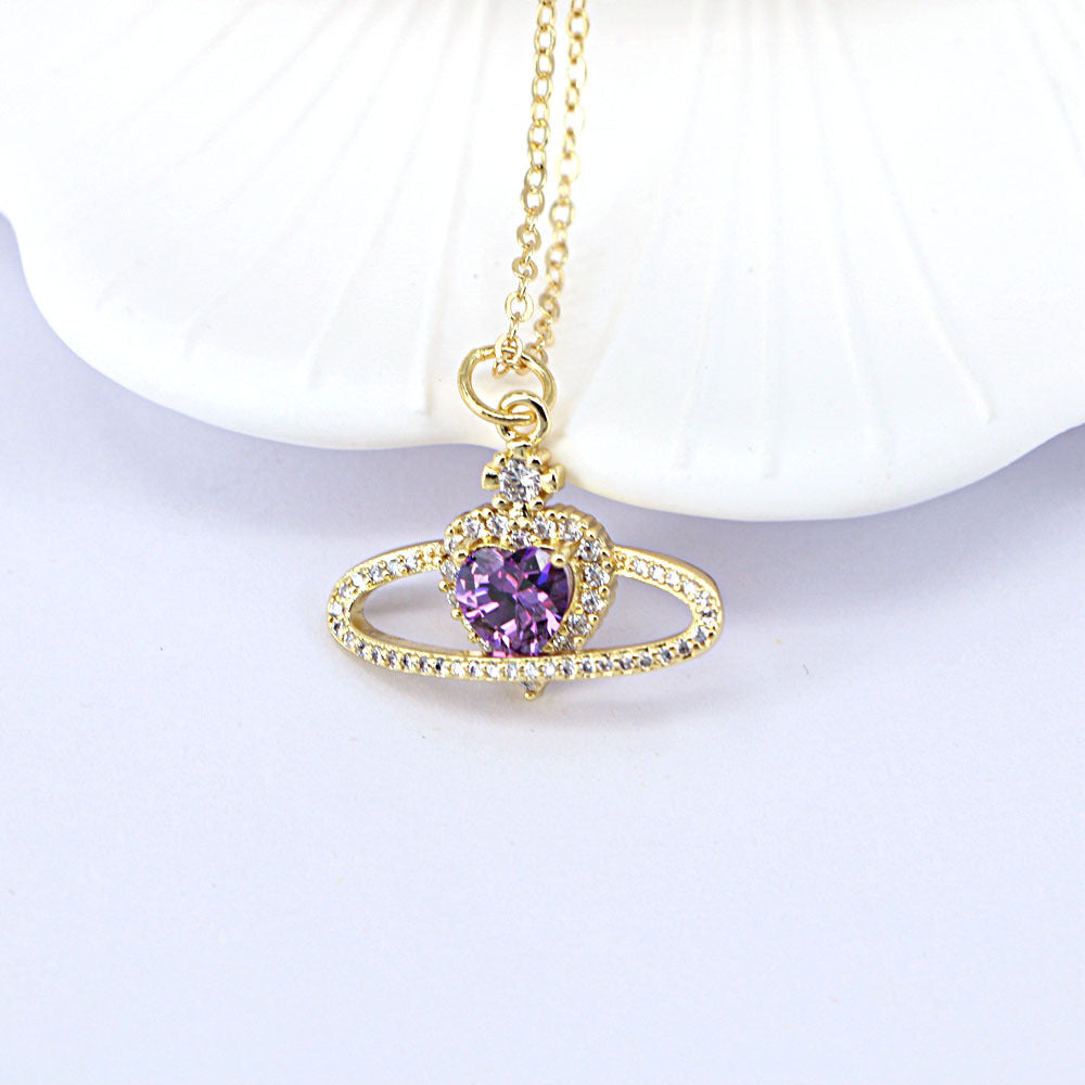 Zircon Love Necklace