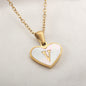 26 Letter Heart-Shaped Necklace