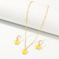 Butterfly Necklace And Earring Sets