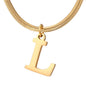 Minimalist A-Z Letter Pendant Necklace