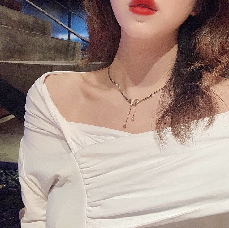 Simple Butterfly Necklace