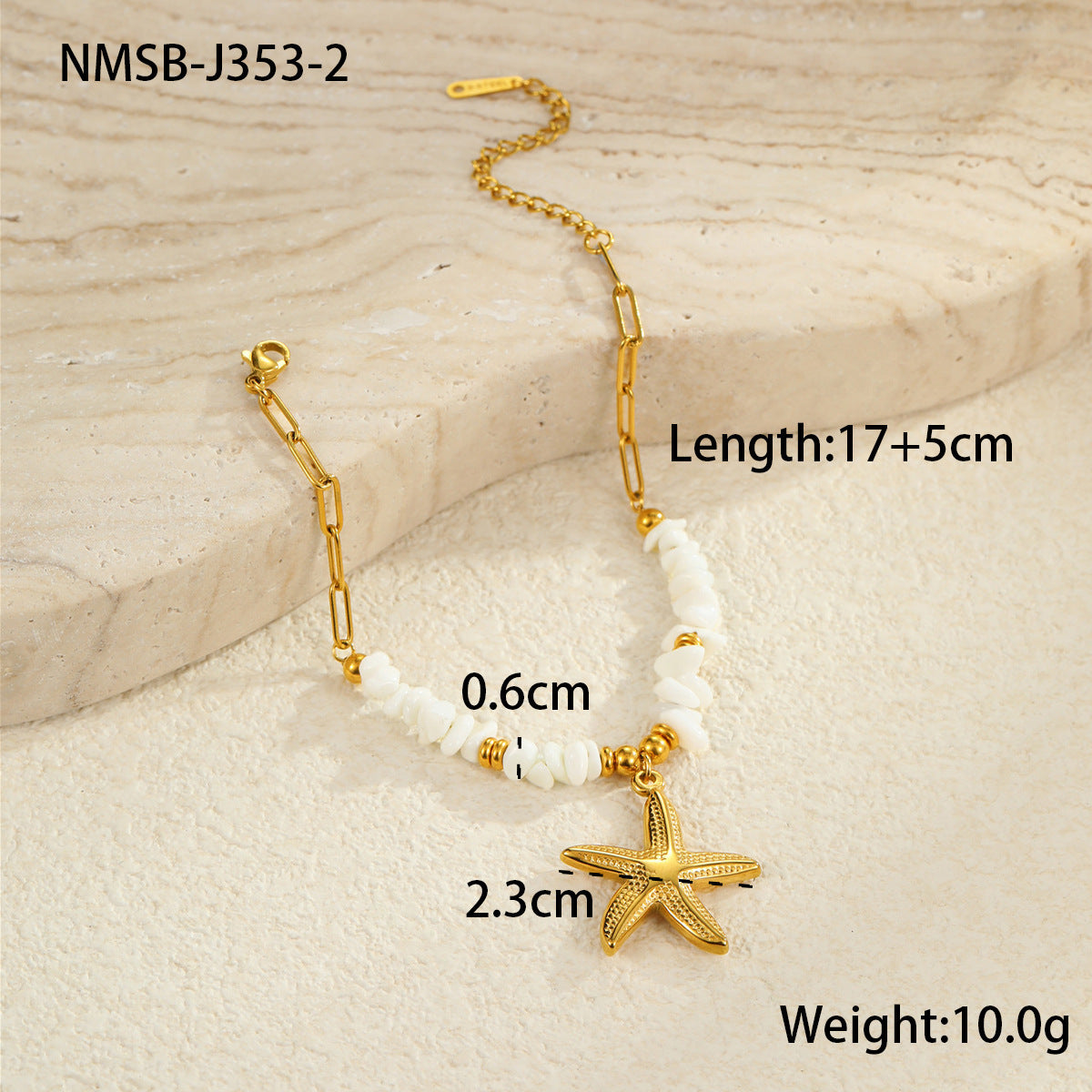 Beach Ocean Style Shell Necklace & Bracelet