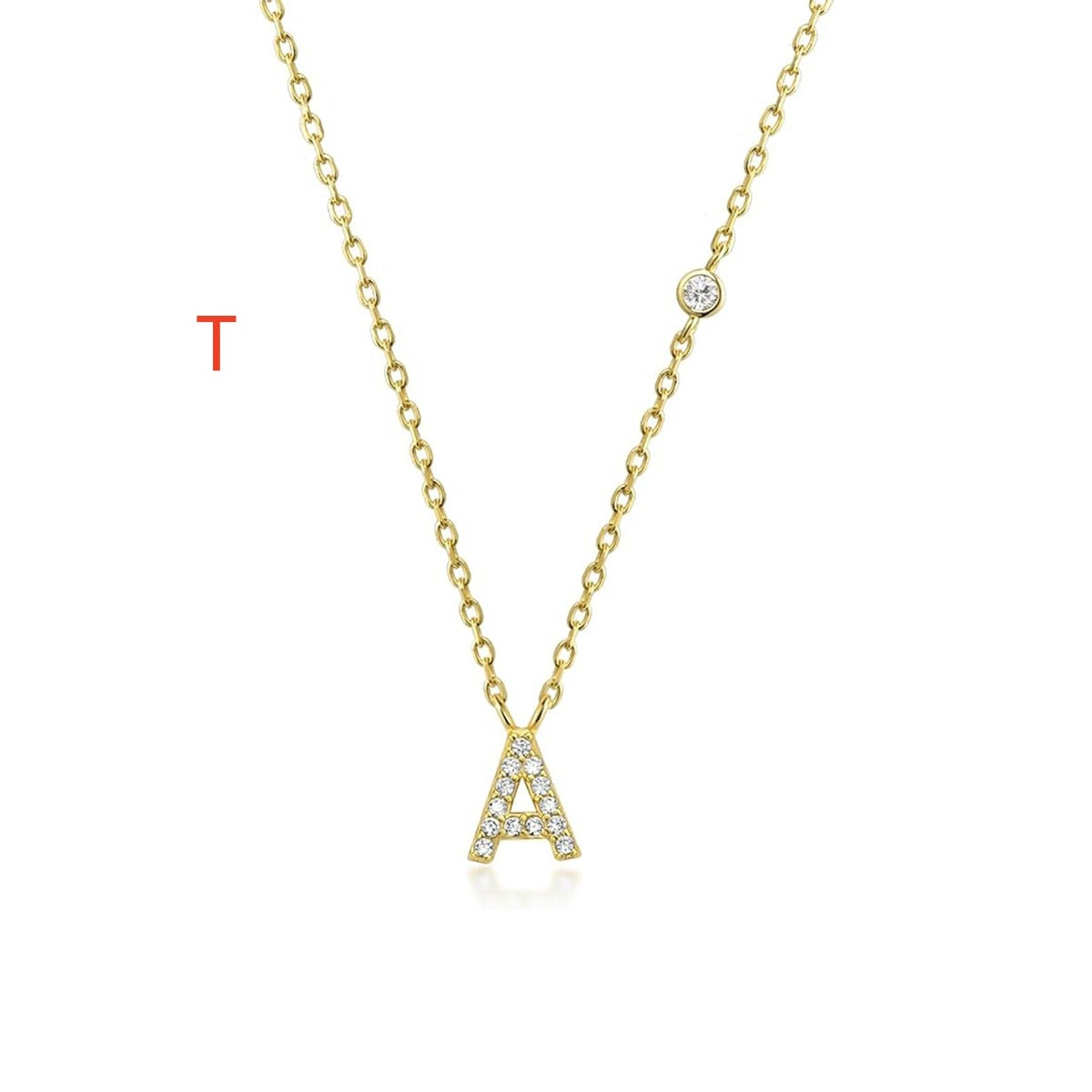 Luxury Gold A-Z 26 Letters Necklace
