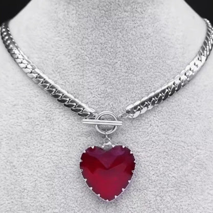 Spicy Love Heart Choker Necklace