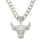 Bull Head Cuban Necklace