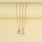 Heartbeat Magnetic Heart Couple Necklace