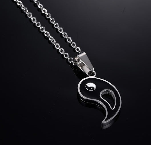 Yin & Yang Couples Necklace Set