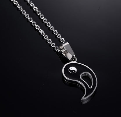 Yin & Yang Couples Necklace Set