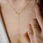 Women’s Double Layer Geometric Necklace