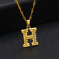 26 Letters Gold-Plated Pendant Necklace