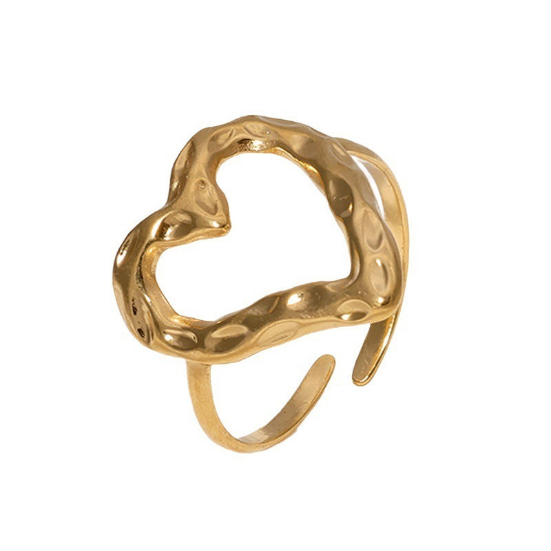 Retro Love Adjustable Ring