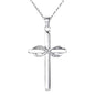 Cross with Infinity Sign Pendant Necklace