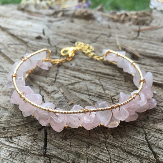 Natural Crystal Beads Bracelet